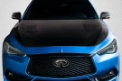 Carbon Creations 2016-2022 Infiniti Q60 TS1 Hood - 1 Piece - 116882
