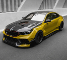 German Car Accessories 2024+ BMW 5-Series Glass Engine Cover V1 Carbon Fiber Hood G60/G61