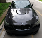 German Car Accessories 2004-2010 BMW 5-Series/M5 V1 Style Carbon Fiber Hood E60/E61
