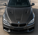 German Car Accessories 2010-2017 BMW 5-Series V Style Carbon Fiber Hood F07