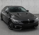 German Car Accessories 2012-2020 BMW 4-Series V Style Carbon Fiber Hood F32/F33/F36