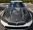 German Car Accessories 2019+ BMW 3-Series V Style Carbon Fiber Hood G20/G21