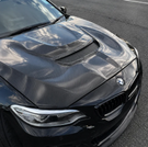 German Car Accessories 2012-2018 BMW 3-Series V1 Style Carbon Fiber Hood F30/F31