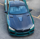 German Car Accessories 2019+ BMW 8-Series/M8 Glass Engine Cover Carbon Fiber Hood  G14/G15/G16/F91/F92/F93