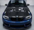 German Car Accessories 2008-2013 BMW 1-Series M Style Carbon Fiber Hood E82/E88