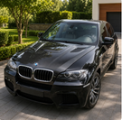 German Car Accessories 2007-2014 BMW X5/X6/X5M/X6M V Style Carbon Fiber Hood E70/E71