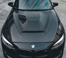 German Car Accessories 2014-2021 BMW 2-Series/M2 GTS Style Carbon Fiber Hood F22/F23/F87