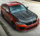 German Car Accessories 2011-2017 BMW 5-Series/M5 C Style Carbon Fiber Hood F10/F11