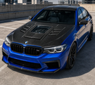 German Car Accessories 2017-2023 BMW 5-Series/M5 Glass Engine Cover Carbon Fiber Hoof G30/G31/F90