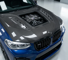 German Car Accessories 2018-2025 BMW X3/X4/X3M/X4M Glass Engine Cover Carbon Fiber Hood G01/G02/F97/F98