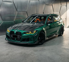 German Car Accessories 2021+ BMW M3/M4 Glass Engine Cover V2 Carbon Fiber Hood G80/G81/G82/G83