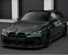 German Car Accessories 2021+ BMW M3/M4 V4 Style Carbon Fiber Hood G80/G81/G82/G83