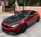 German Car Accessories 2013-2019 BMW 6-Series/M6 V Style Carbon Fiber Hood F06/F12/F13