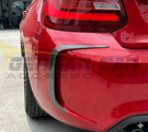 German Car Accessories 2016-2021 BMW M2 Carbon Fiber Rear Bumper Splitters F87