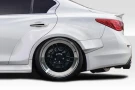 Duraflex 2014-2023 Infiniti Q50 Redline Wide Body Rear Fender Flares (+40mm) - 6 Piece - 116524