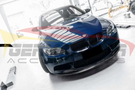 German Car Accessories 2007-2013 BMW M3 V1 Style Carbon Fiber Front Lip E90/E92/E93