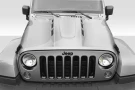Duraflex 2007-2018 Jeep Wrangler JK AVG Hood - 1 Piece - 115893