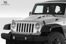 Duraflex 2007-2018 Jeep Wrangler JK AVG Hood - 1 Piece - 115893