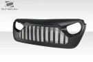 Duraflex 2018-2025 Jeep Wrangler JL Gladiator JT Predator Grille - 1 Piece