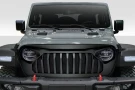 Duraflex 2018-2025 Jeep Wrangler JL Gladiator JT Predator Grille - 1 Piece