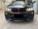 German Car Accessories 2014-2018 BMW X4 M Performance Style Carbon Fiber Front Lip F26