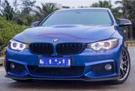 German Car Accessories 2014-2020 BMW 4-Series V1 Style Carbon Fiber Front Lip with Splitters F32/F33/F36