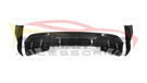 German Car Accessories 2022+ BMW i4 Carbon Fiber X Style 3 Piece Rear Diffuser G26