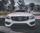 German Car Accessories 2019-2023 Mercedes-Benz C-Class GTR Style Front Grille W205