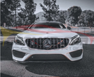 German Car Accessories 2015-2018 Mercedes-Benz C-Class GTR Style Front Grille W205