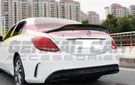 German Car Accessories 2015-2023 Mercedes Benz C-Class Renntech Style Carbon Fiber Trunk Spoiler W205