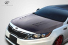 Carbon Creations 2011-2015 Kia Optima TS-1 Hood - 1 Piece - 114418