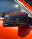 German Car Accessories 2014-2019 Mercedes-Benz CLA Carbon Fiber Mirror Caps W117