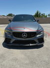 German Car Accessories 2015-2023 Mercedes-Benz C-Class B Style Carbon Fiber Front Lip W205