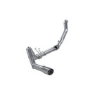 MBRP 08-10 Ford 6.4L F250/350/450 4 inch Filter Back Single Side Exit Aluminum and Down Pipe mbrpS6282AL