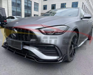 German Car Accessories 2022+ Mercedes-Benz C-Class AMG Style Carbon Fiber 3 Piece Front Lip W206