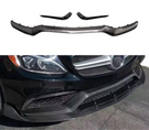 German Car Accessories 2015-2021 Mercedes-Benz C63 AMG Carbon Fiber Middle Front Bumper Lip W205