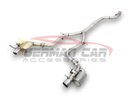 German Car Accessories 2023+ Mercedes GLC43 AMG Valved Sport Exhaust System X254/C254