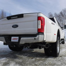 MBRP 17-19 Ford F250/350/450 6.7L Ex. Reg Cab 5in Filter Back Single Tip Aluminized Exhaust System mbrpS62930AL
