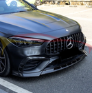 German Car Accessories 2024+ Mercedes-Benz CLE53 AMG Carbon Fiber Front Upper Bumper Splitters A236/C236