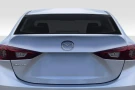 Duraflex 2014-2018 Mazda 3 Sedan Axial Rear Wing Spoiler - 1 Piece - 118417