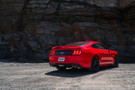 MBRP 18-19 Ford Mustang GT 5.0 3in Dual Split Rear Cat Back w/ Quad 4in Dual Wall Tips- Black Coated mbrpS7205BLK