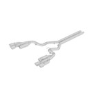 MBRP 18-19 Ford Mustang GT 5.0 3in Cat Back Quad Tip Race Version - T304 mbrpS7207304