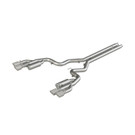 MBRP 18-19 Ford Mustang GT 5.0 3in Cat Back Quad Tip Race Version - T304 mbrpS7207304