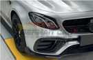 German Car Accessories 2017-2020 Mercedes-Benz E63 AMG Carbon Fiber Front Fender Vent Trim | W213