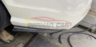 German Car Accessories 2012-2014 Mercedes C63 AMG Carbon Fiber Rear Bumper Splitters I W204