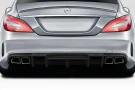 Duraflex 2012-2018 Mercedes W218 CLS63 Heaves Rear Diffuser - 1 Piece - 118274