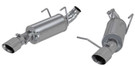 MBRP 11-14 Ford Mustang V6 3in. Dual Muffler Axle Back Split Rear Exhaust System AL mbrps7227AL