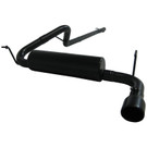 MBRP 15 Ford Mustang GT 5.0 Convertible Black 3in Cat Back Dual Split Rear Exit (Street Version) mbrpS7239BLK