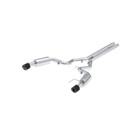 MBRP 2024 Ford Mustang GT S650, 5.0L 3inCat-Back Dual Split Rear with Carbon Fiber Tips (Street) mbrpS72513CF