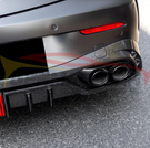 German Car Accessories 2024+ Mercedes-Benz CLE53 AMG Carbon Fiber Rear Diffuser | A236/C236
